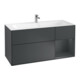 V&B Waschtischunterschrank Wandbeleuchtung Finion 119,6x59,1cm, Rg r md b m La, md b m Lac-1