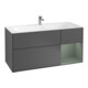 V&B Waschtischunterschrank Wandbeleuchtung Finion 119,6x59,1cm, Rg r Ol m Lac, Anthrac. m-1