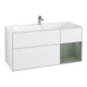 V&B Waschtischunterschrank Wandbeleuchtung Finion 119,6x59,1cm, Rg r Ol m Lac, glo wh. Lac-1