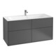 V&B Waschtischunterschrank Wandbeleuchtung Finion 119,6x59,1x49,8cm, Reg li si Gr m Lac-1