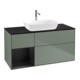 V&B Waschtischunterschrank Wandbeleuchtung Finion 120cm, Pl b m, Reg bla m Lac, Oli. m Lac-1