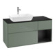 V&B Waschtischunterschrank Wandbeleuchtung Finion 120cm, Pl b m, Reg bla m Lac, Oli. m Lac-1