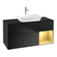 V&B Waschtischunterschrank Wandbeleuchtung Finion 120cm, Pl b m, Reg gol m Lac, bla m Lac-1