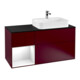 V&B Waschtischunterschrank Wandbeleuchtung Finion 120cm, Pl b m, Reg li glo wh. Lac, Peo m-1