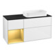 V&B Waschtischunterschrank Wandbeleuchtung Finion 120cm, Pl b m, Reg li gol m, glo wh. Lac-1