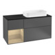 V&B Waschtischunterschrank Wandbeleuchtung Finion 120cm, Pl b m, Reg li Oa ven, Anthrac. m-1
