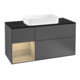 V&B Waschtischunterschrank Wandbeleuchtung Finion 120cm, Pl b m, Reg li Oa ven, Anthrac. m-1