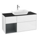 V&B Waschtischunterschrank Wandbeleuchtung Finion 120cm, Pl b m, Reg md m Lac, glo wh. Lac-1