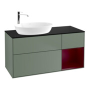 V&B Waschtischunterschrank Wandbeleuchtung Finion 120cm, Pl b m, Reg Peo m Lac, Oli. m Lac