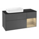 V&B Waschtischunterschrank Wandbeleuchtung Finion 120cm, Pl b m, Reg re Oa ven, Anthrac. m-1