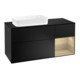 V&B Waschtischunterschrank Wandbeleuchtung Finion 120cm, Pl b m, Reg re Oa ven, bla m Lac-1