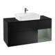 V&B Waschtischunterschrank Wandbeleuchtung Finion 120cm, Pl b m, Reg re Oli. m, bla m Lac-1