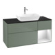 V&B Waschtischunterschrank Wandbeleuchtung Finion 120cm, Pl b m, Reg wh. m Lac, Oli. m Lac-1
