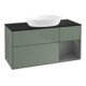 V&B Waschtischunterschrank Wandbeleuchtung Finion 120cm, Pl b m, Rg A m Lac, Oli. m Lac-1