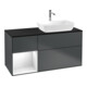 V&B Waschtischunterschrank Wandbeleuchtung Finion 120cm, Pl b m, Rg g w Lac, md bl. m Lac-1