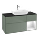 V&B Waschtischunterschrank Wandbeleuchtung Finion 120cm, Pl b m, Rg g wh. Lac, Oli. m Lac-1