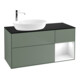 V&B Waschtischunterschrank Wandbeleuchtung Finion 120cm, Pl b m, Rg g wh. Lac, Oli. m Lac-1
