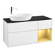 V&B Waschtischunterschrank Wandbeleuchtung Finion 120cm, Pl b m, Rg gol m Lac, glo wh. Lac-1