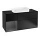 V&B Waschtischunterschrank Wandbeleuchtung Finion 120cm, Pl b m, Rg l A m, bla m Lac-1