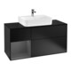 V&B Waschtischunterschrank Wandbeleuchtung Finion 120cm, Pl b m, Rg l A m, bla m Lac-1