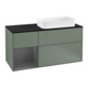 V&B Waschtischunterschrank Wandbeleuchtung Finion 120cm, Pl b m, Rg l A m, Oli. m Lac-1