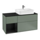V&B Waschtischunterschrank Wandbeleuchtung Finion 120cm, Pl b m, Rg l b m Lac, Oli. m Lac-1