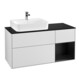 V&B Waschtischunterschrank Wandbeleuchtung Finion 120cm, Pl b m, Rg l bla m Lac, wh. m Lac-1
