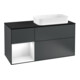 V&B Waschtischunterschrank Wandbeleuchtung Finion 120cm, Pl b m, Rg l g w La, md bl. m Lac-1