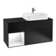 V&B Waschtischunterschrank Wandbeleuchtung Finion 120cm, Pl b m, Rg l g wh. Lac, bla m Lac-1