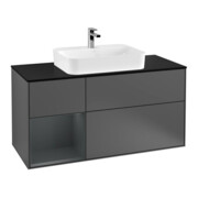 V&B Waschtischunterschrank Wandbeleuchtung Finion 120cm, Pl b m, Rg l md b m La, A m