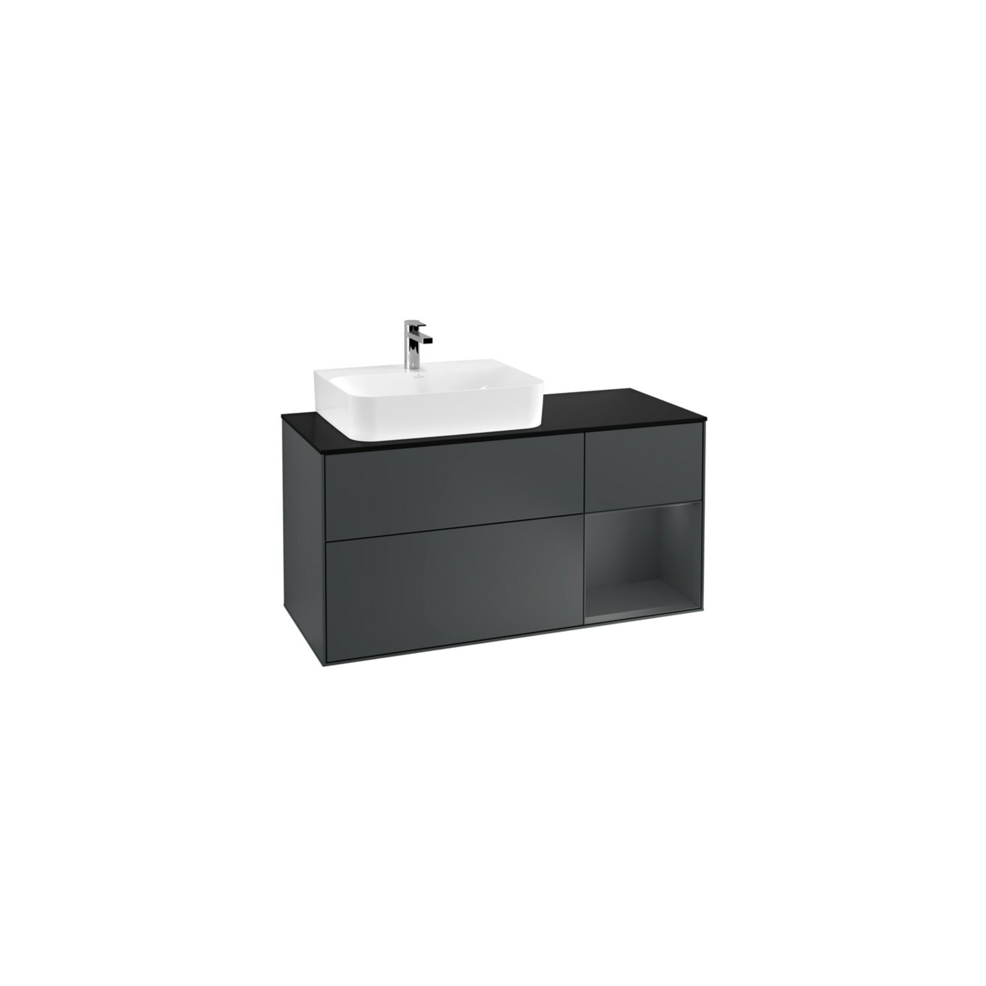 V&B Waschtischunterschrank Wandbeleuchtung Finion 120cm, Pl b m, Rg l md b m La, md b m La ; Villeroy & Boch