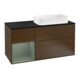 V&B Waschtischunterschrank Wandbeleuchtung Finion 120cm, Pl b m, Rg li Oli. m Lac, wal ven-1