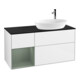 V&B Waschtischunterschrank Wandbeleuchtung Finion 120cm, Pl b m, Rg Ol m Lac, glo wh. Lac-1