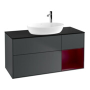 V&B Waschtischunterschrank Wandbeleuchtung Finion 120cm, Pl b m, Rg Peo m La, md bl. m Lac