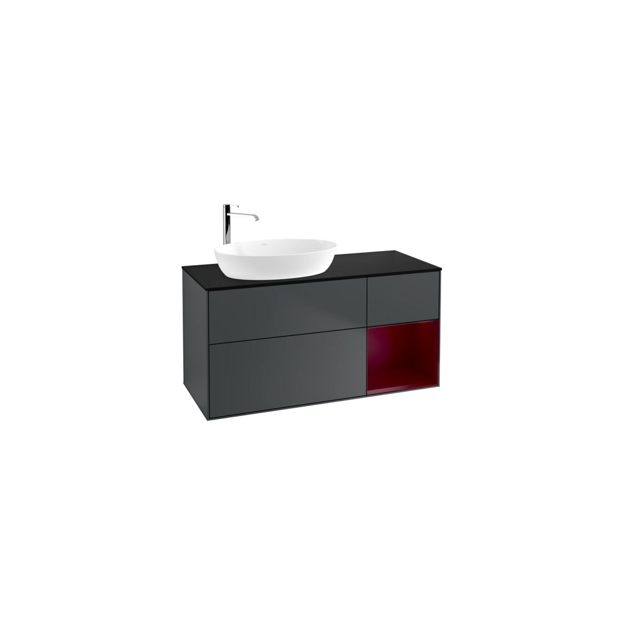 V&B Waschtischunterschrank Wandbeleuchtung Finion 120cm, Pl b m, Rg Peo m La, md bl. m Lac ; Villeroy & Boch