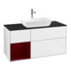 V&B Waschtischunterschrank Wandbeleuchtung Finion 120cm, Pl b m, Rg Peo m Lac, glo wh. Lac-1