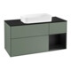 V&B Waschtischunterschrank Wandbeleuchtung Finion 120cm, Pl b m, Rg r b m Lac, Oli. m Lac-1