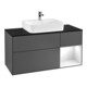 V&B Waschtischunterschrank Wandbeleuchtung Finion 120cm, Pl b m, Rg r g w Lac, Anthrac. m-1