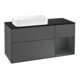 V&B Waschtischunterschrank Wandbeleuchtung Finion 120cm, Pl b m, Rg r md b m La, A m-1