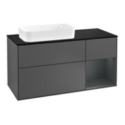 V&B Waschtischunterschrank Wandbeleuchtung Finion 120cm, Pl b m, Rg r md b m La, A m