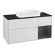 V&B Waschtischunterschrank Wandbeleuchtung Finion 120cm, Pl b m, Rg r md b m La, wh. m Lac-1