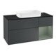 V&B Waschtischunterschrank Wandbeleuchtung Finion 120cm, Pl b m, Rg r Ol m La, md b m Lac-1