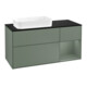 V&B Waschtischunterschrank Wandbeleuchtung Finion 120cm, Pl b m, Rg r Ol m Lac, Oli. m Lac-1