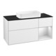 V&B Waschtischunterschrank Wandbeleuchtung Finion 120cm, Pl b m, Rg r w m Lac, glo wh. Lac-1