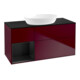 V&B Waschtischunterschrank Wandbeleuchtung Finion 120cm, Pl bla m, Reg bla m Lac, Peo m-1