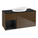 V&B Waschtischunterschrank Wandbeleuchtung Finion 120cm, Pl bla m, Reg bla m Lac, wal ven-1