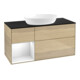 V&B Waschtischunterschrank Wandbeleuchtung Finion 120cm, Pl bla m, Reg glo wh. Lac, Oa ven-1