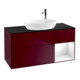 V&B Waschtischunterschrank Wandbeleuchtung Finion 120cm, Pl bla m, Reg glo wh. Lac, Peo m-1