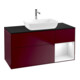 V&B Waschtischunterschrank Wandbeleuchtung Finion 120cm, Pl bla m, Reg glo wh. Lac, Peo m-1