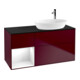 V&B Waschtischunterschrank Wandbeleuchtung Finion 120cm, Pl bla m, Reg glo wh. Lac, Peo m-1